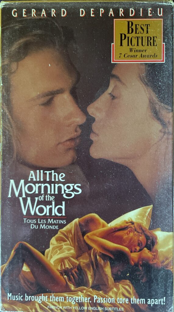 All the Mornings of the World VHS